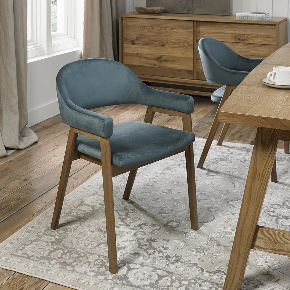 Highgate Rustic Oak Armchair - Image 13